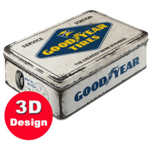 Goodyear Tires Service - Embossed Storage Tin