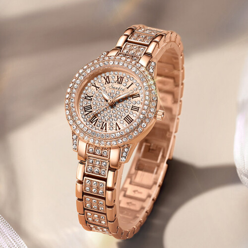 Real diamond discount watches for womens