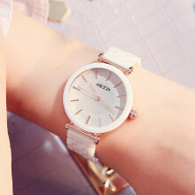 Kezzi Ceramic Watches Flower Quartz Watch Waterproof Bracelet Wristwatch For Women Clock montres femmes