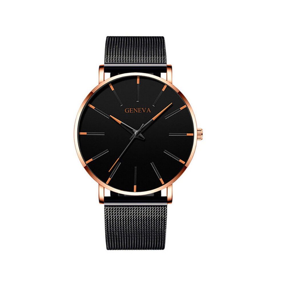 Men Watch Quartz Casual Stainless Steel Watches Mens Business Bracelet Wristwatches Man Clock Reloj Relogio Masculino-image-OPC-PBTCVM9-NEW