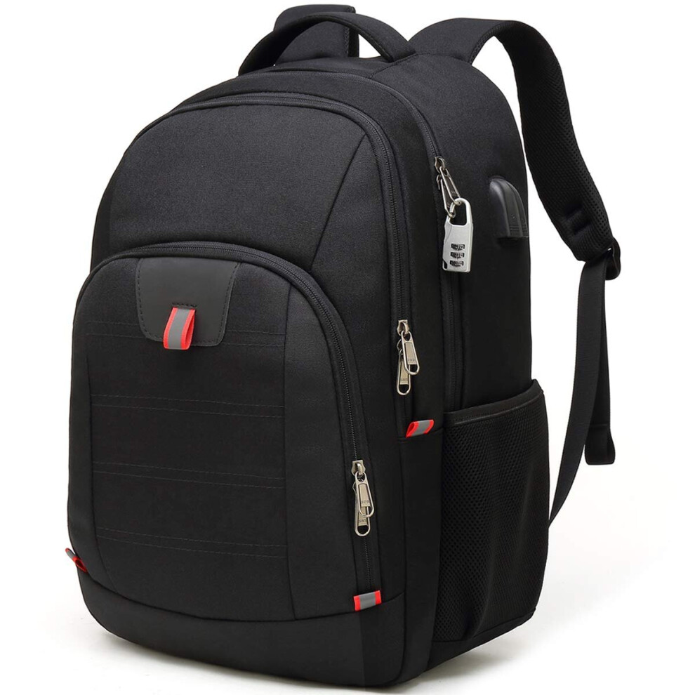 Laptop Backpack,Men'S Anti-Theft Backpack For 17 Inch Laptop,School Backpack/Daypack