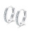 Sterling Silber HypoallergenShuxin Hoop Earrings Silver Women's Earrings, 925 Sterling Silver Hoop Earrings 2