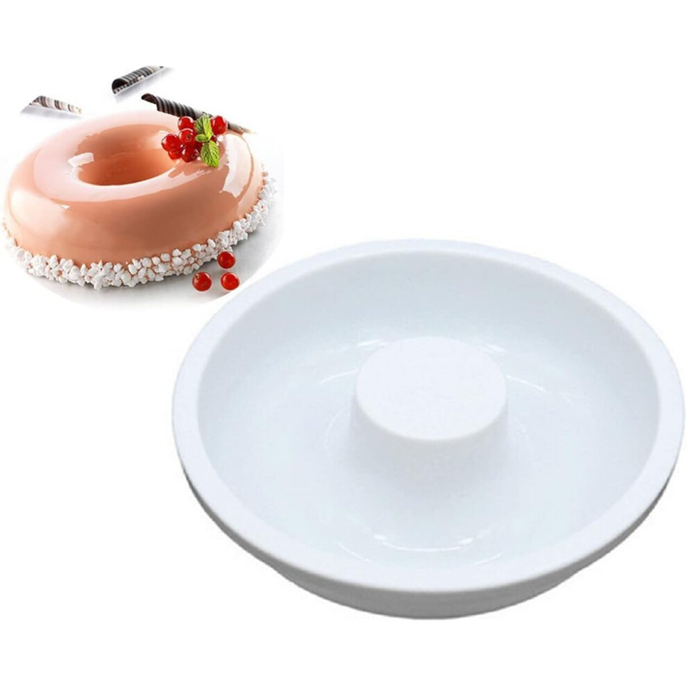 7 Inch Silicone Baking Molds,Fluted Tube Cake Pans
