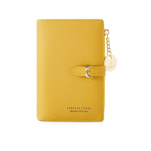 Women'S Small Purse Vegan Leather Wallet Small Purse For Women In Short Format Women'S Purse, Yellow
