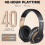 Wireless Headphones Over Ear, [40 Hrs Playtime] 5