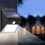 2-Pack Solar Outdoor Wall Lights with Motion Sensor, 3 Modes, IP65 Waterproof, Easy Install 4