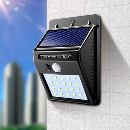 2-Pack Solar Outdoor Wall Lights with Motion Sensor, 3 Modes, IP65 Waterproof, Easy Install 2