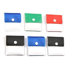 6-Piece Pocket Ashtray Ash Bag Fireproof Pvc Odour Free Portable Compact Assorted Colours