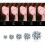 Cubic Zirconia Hypoallergenic Stud Earrings for Women Men Girls Statement Cartilage Fashion Surgical Steel Helix Earrings 5 Pairs 5