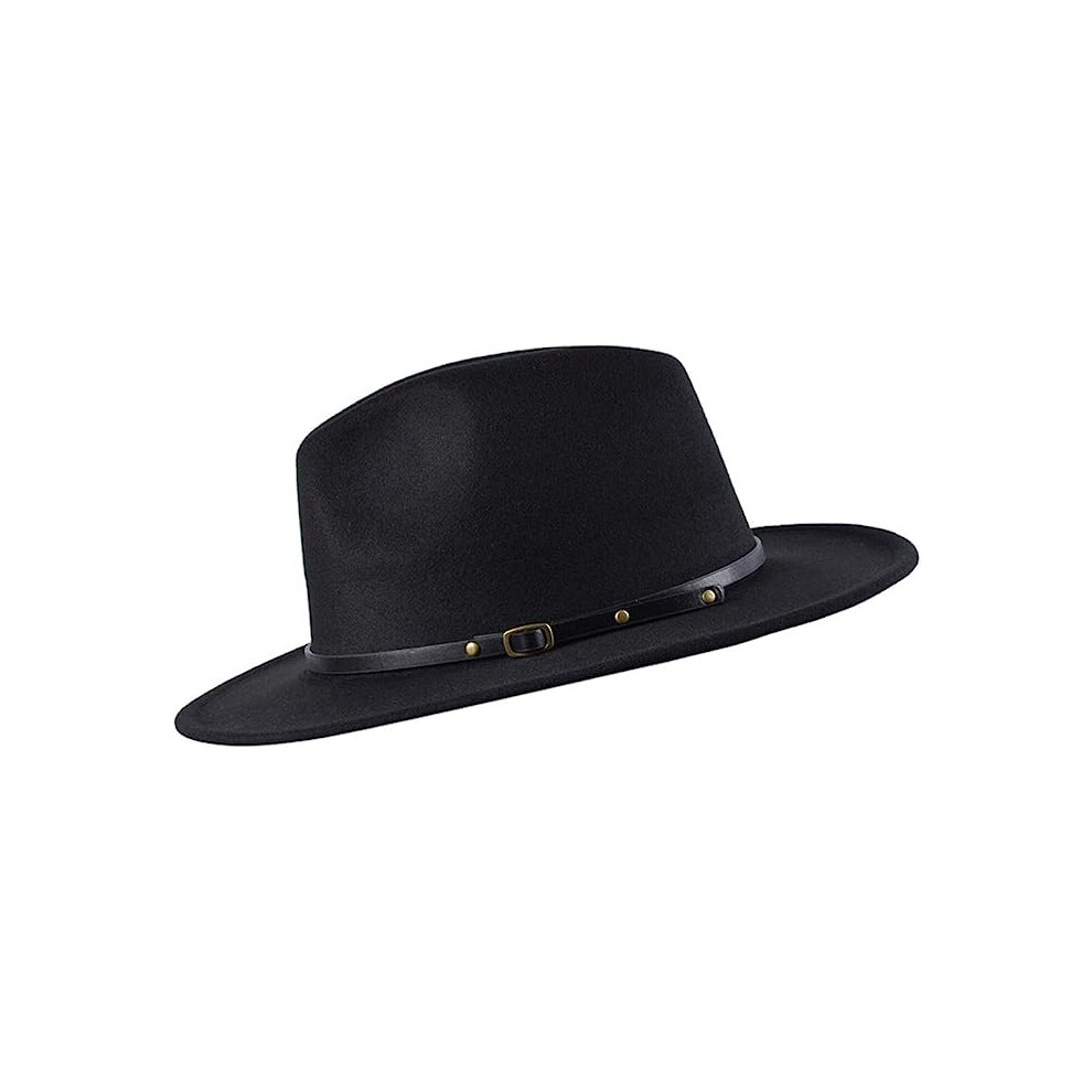 Ladies men's hats winter fashion felt hat winter hat winter hat - fedora hat with wide brim felt hat outdoor hat