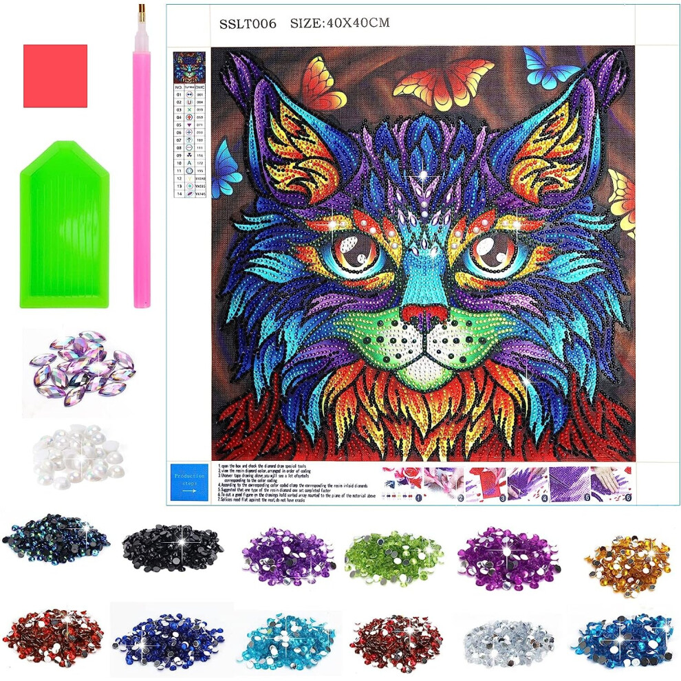 Birthday Presents for 9 10 11 Year Old Girls, Diamond Painting Art Kit for Kids Adults Teenage Gifts