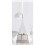 Mosquito Net For Doors 90 X 210 Cm, Mesh Mosquito Net With Magic Adhesive Tape (White) 2
