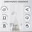 Mosquito Net For Doors 90 X 210 Cm, Mesh Mosquito Net With Magic Adhesive Tape (White) 3