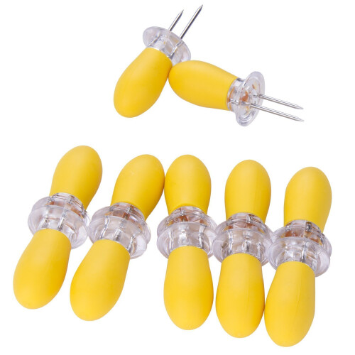 Corn On The Cob Skewers, 12 Pieces, Corn On The Cob Holder, Barbecue Accessories, Food Fruit Forks