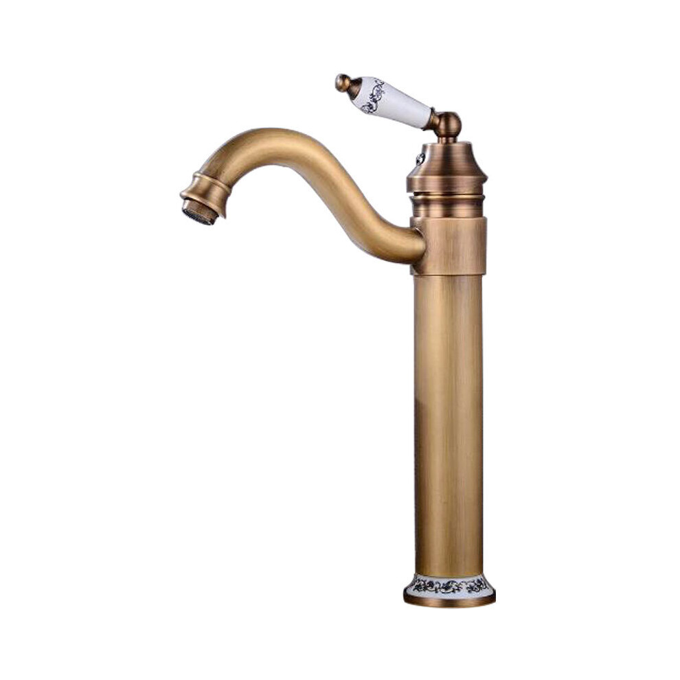 Basin Faucet Brass Tall, Bathroom Faucet With 360 Swivel High Spout Basin Mixer Tap, Hot And Cold Adjustable Basin Mixer Tap, Bathroom Mixer Tap 9357228428118