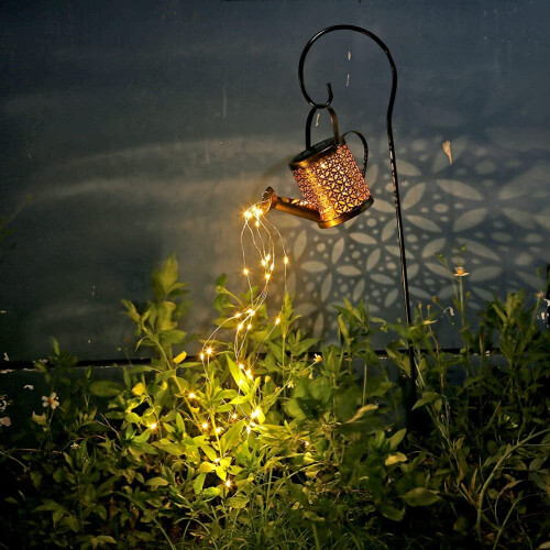 Outdoor Solar Star Garden Art Light,Hanging Solar Lantern For Outdoor