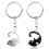 Keychain Couple Love, Magnet Detachable Keychain Design, Birthday Gift for Women Men Boyfriend Girlfriend 3
