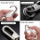 Zinc Alloy Key Chain Strong Carabiner Shape Key Chain Key Chain Keyrings Heavy Duty Car Key Chain Business Gifts for Men Women 3