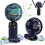Portable Handheld Fan with Digital Display (Blue) 2