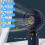 Portable Handheld Fan with Digital Display (Blue) 4