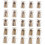 50 Vintage Style Key Bottle Opener With Greeting Bag For Wedding Favours 5 Different Styles 3