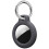 2 High-Quality Hard Shell Material Keychain For Airtag, Protector Case With Carabiner Keychain Pendant For Airtag (Black) 5