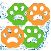 Pet Hair Remover for Laundry 4 Pack Laundry Hair Catcher Washing Machine Lint Remover Reusable Pet Fur Washer Catcher Hair Remover for Laundry