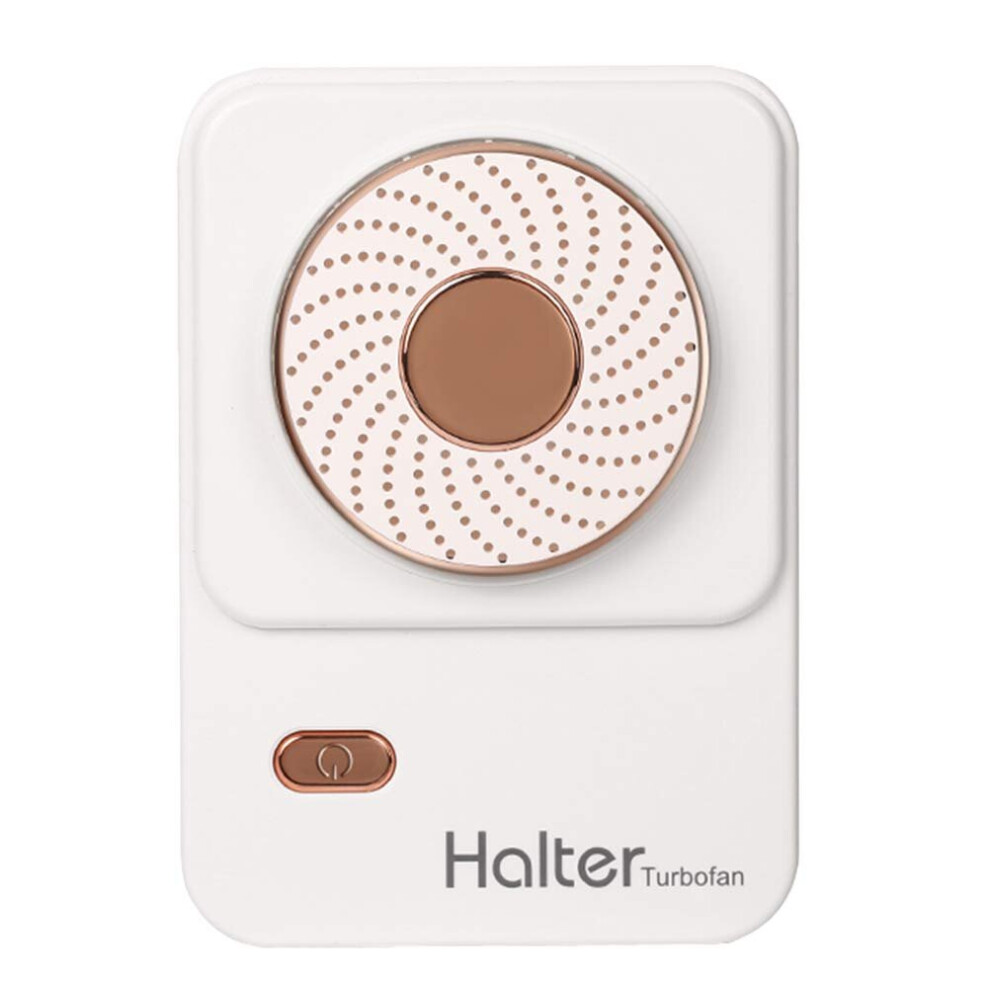 White Mini Usb Rechargeable Fan (White)