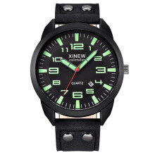 Men's Leather Watches Casual Business Watches For Men Students Men Quartz Wristwatch Luminous Clock Reloj Hombre