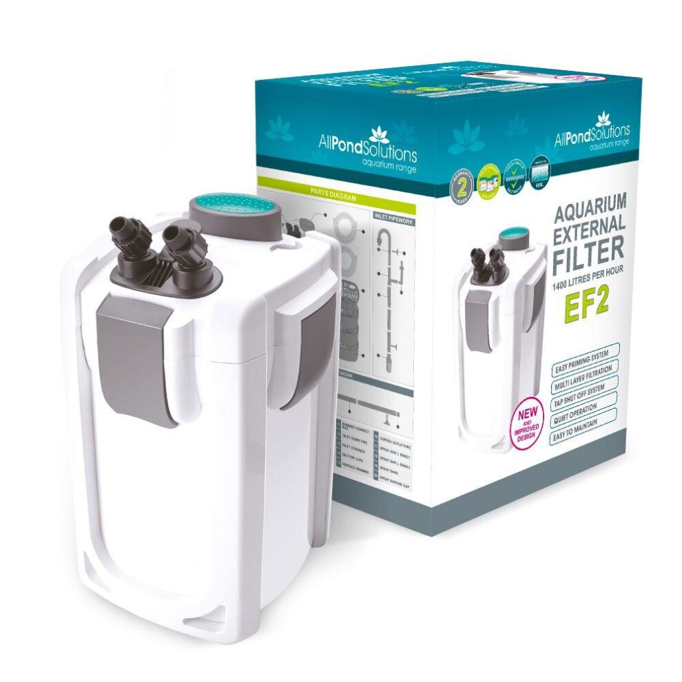 AllPondSolutions 1400L/H Aquarium External Filter EF2