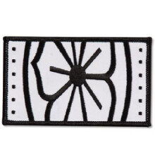 KARATE KID EMBROIDERED FLOWER PATCH