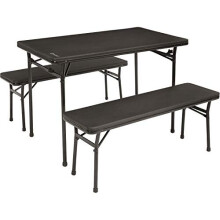 Outwell Pemberton Picnic Table Set, Black, One Size