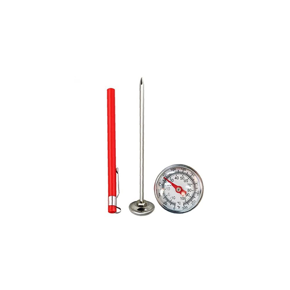 Froiny Compost Thermometer Stainless Steel Probe Thermometer for Home and Backyard Composting Gardening Tool