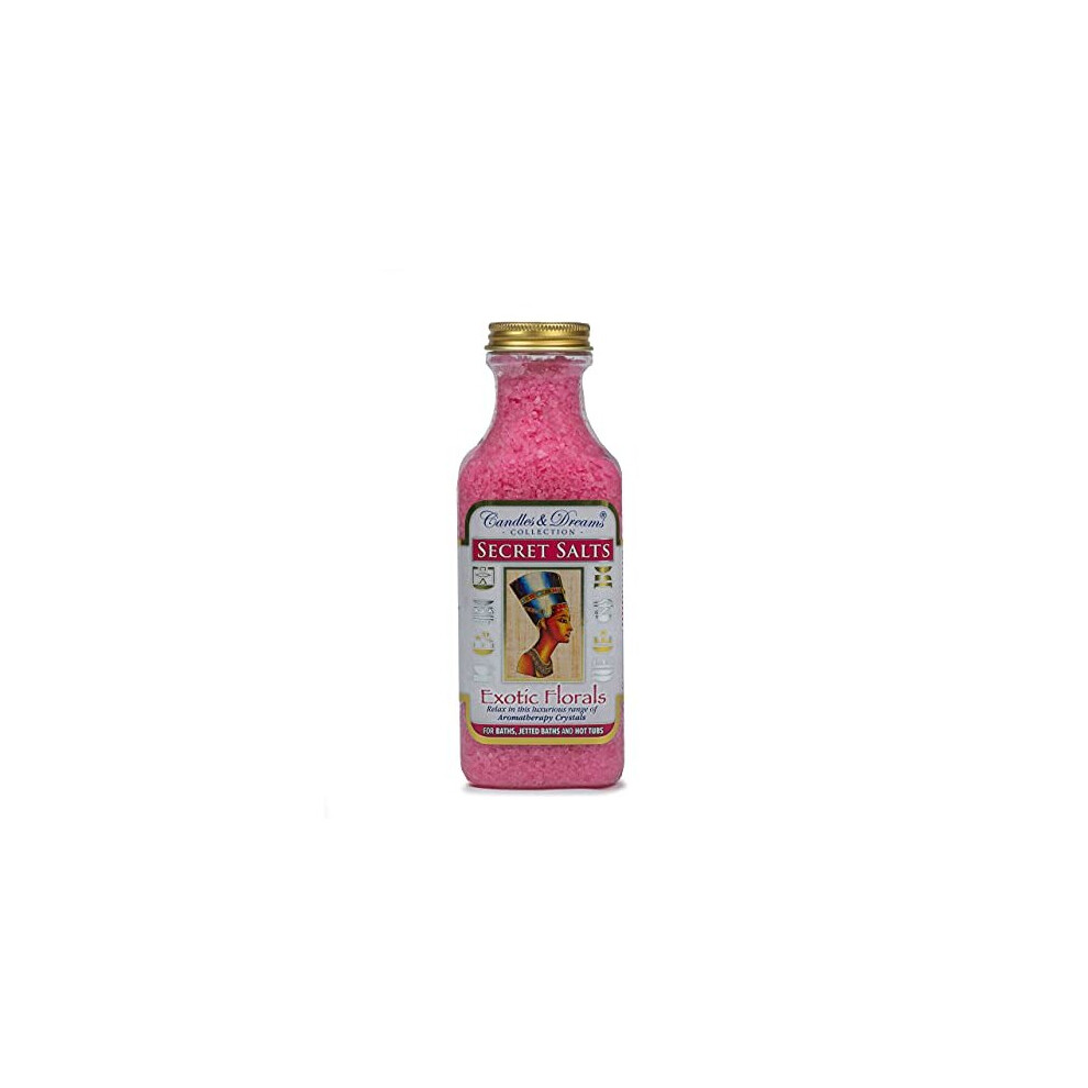Candles And Dreams Hot Tub Spa/Bath Aromatherapy Scents Crystals (Exotic Florals) Vegan (500G)