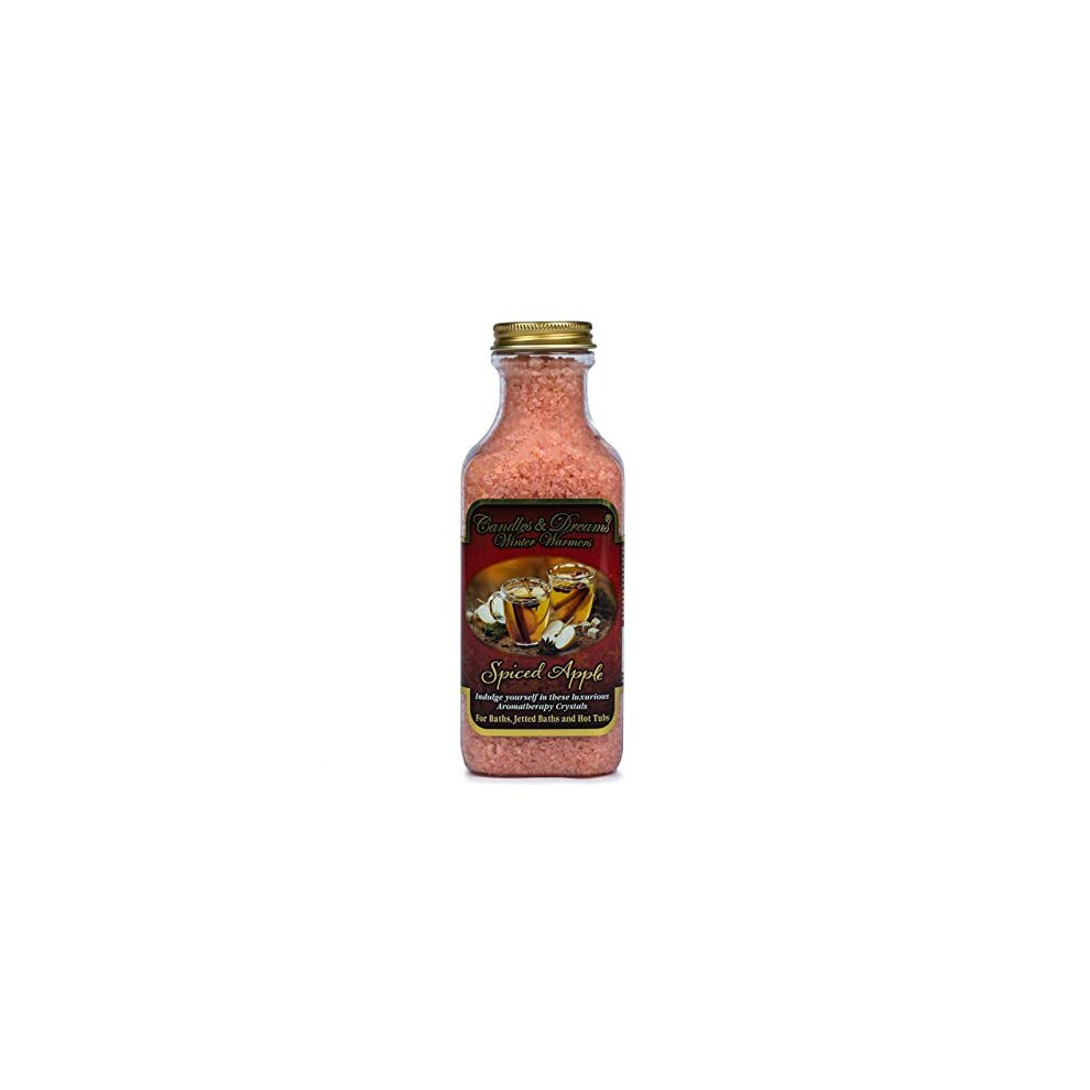 Candles And Dreams Hot Tub Spa/Bath Aromatherapy Scents Crystals (Spiced Apple) Vegan (500G)