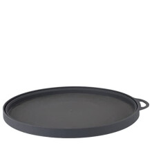 Lifeventure Silicon Ellipse Collapsible And Portable Flexi-Plate For Camping, Travel & Outdoor - Graphite