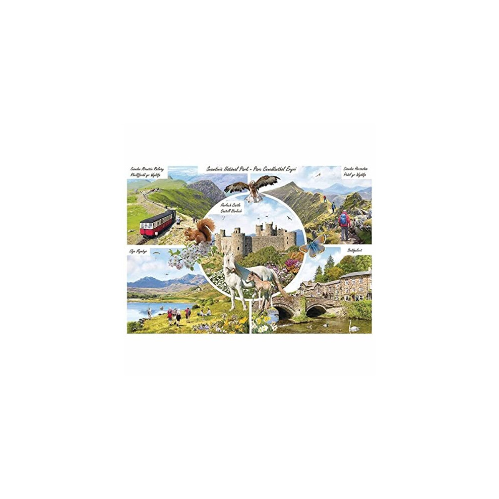 Otter House Gift Jigsaw Puzzle 1000 Piece - Snowdonia National Park (76389)