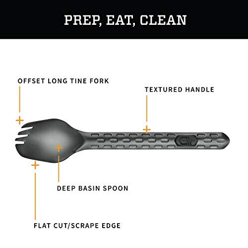 Gerber Gerber Gear Gerber Devour Multi-Fork, Εργαλείο Φαγητού για Καμπίνες, Onyx [31-003418] 1