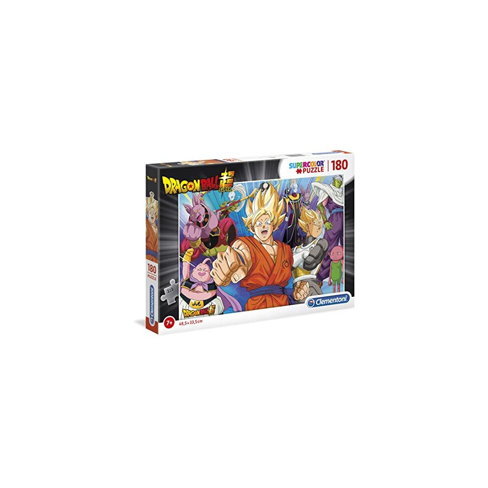 New Clementoni - 29755 - Supercolor Puzzle For Children - Dragon Ball-180 Pieces