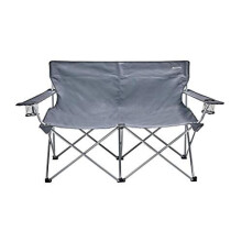 Eurohike Peak Double Camping Chair, Folding Chair for Two, Ideal for the Beach, Garden, Picnics, Festival Essentials, Camping Equipment, Garden