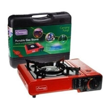 PORTABLE CAMPING PICNIC FISHING FESTIVAL GAS POWERED STOVE & CARRY CASE OLSTOVE