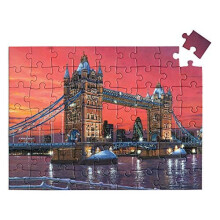 Relish Pussel för Demens, 63 Bitars Jigsaw Pussel London City Dusk
