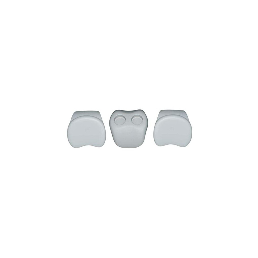 MSpa Alpine Spa Hot Tub Luxury Comfort Set Accessory Kit (Two Headrests & Cup/Drink Holder)