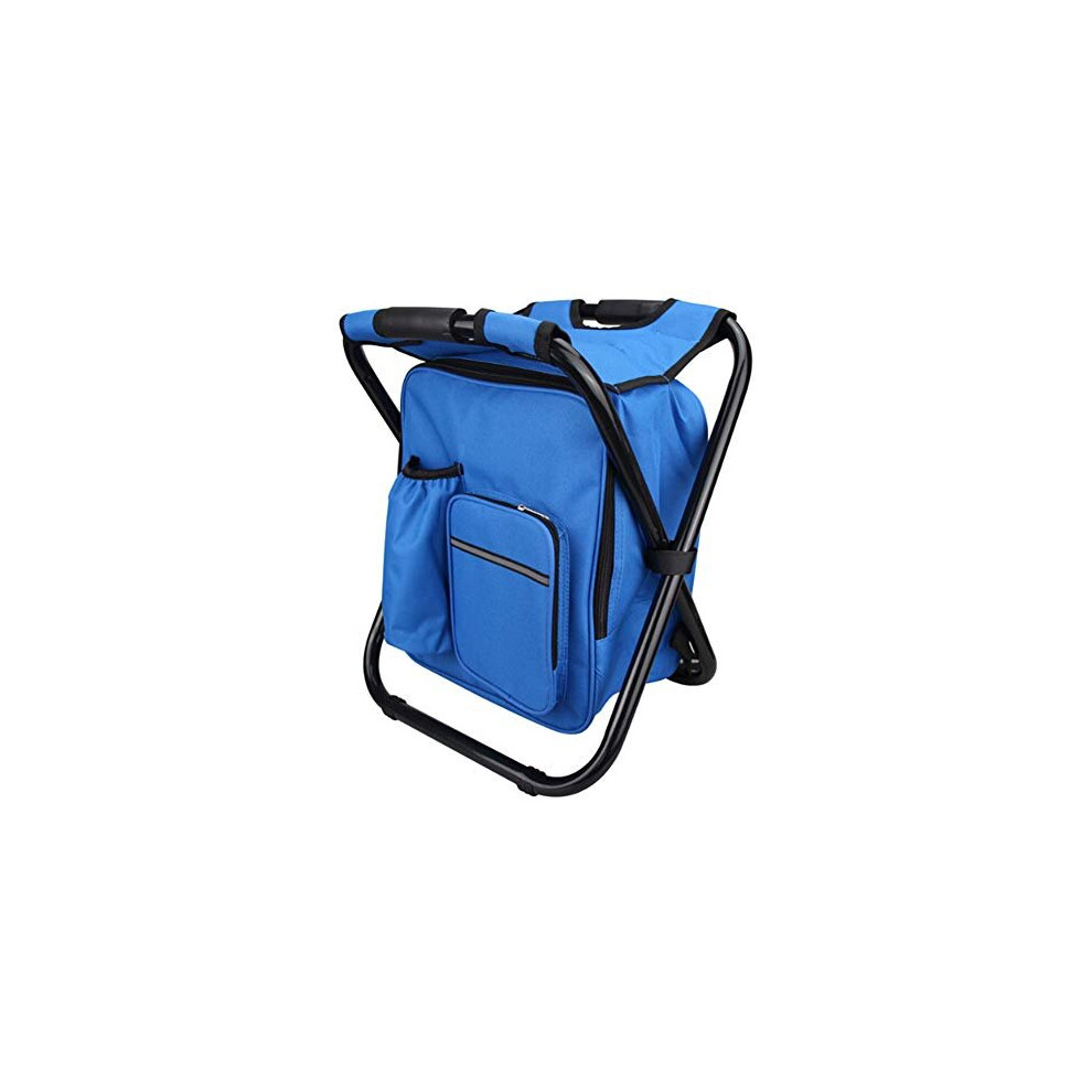 Photos - Outdoor Furniture Folding Camping Chair Stool Backpack With Cooler Insulated Picnic Bag, Portable Seat Table Bag For Outdoor Indoor Fishing Tr