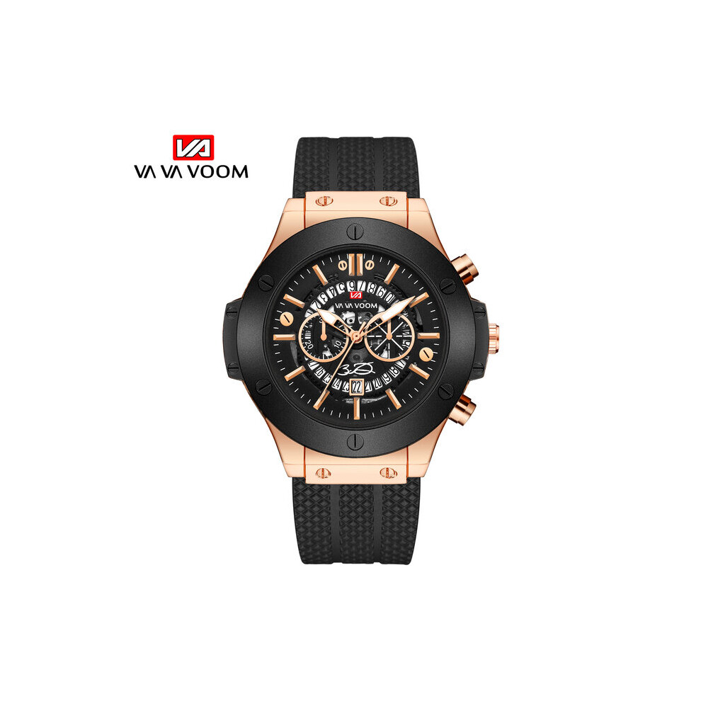 Men's Watch Top Sports Silicone Strap Japanese Movement Calendar Quartz Waterproof Watch Relogio Masculino-image-OPC-PBTFNXD-NEW