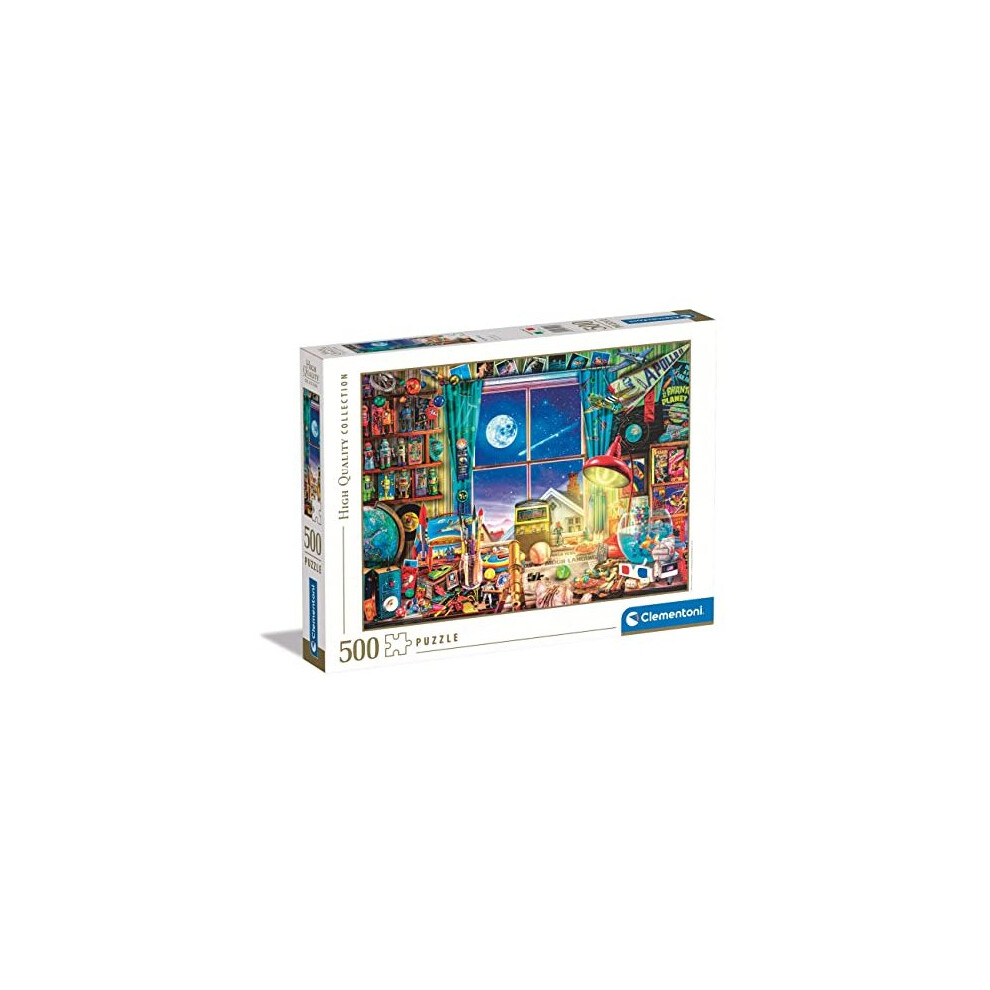 Clementoni 35148 Collection To The Moon 500 Pieces, Jigsaw Puzzle For Adults-Made In Italy