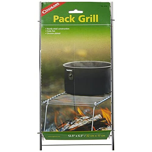 Coghlan's Pack Grill, Zilver, 12 1/2" x 6 1/2" 1