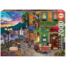 Educa - Italian Fascino - 2000 Teile Puzzle - Puzzlekleber Inklusive - Fertigmaß 95,9 x 67,9 cm - Ab 14 Jahren (18009)