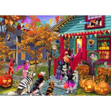 Vermont Christmas Company Trick or Treat Halloween Puzzle 1000 pices