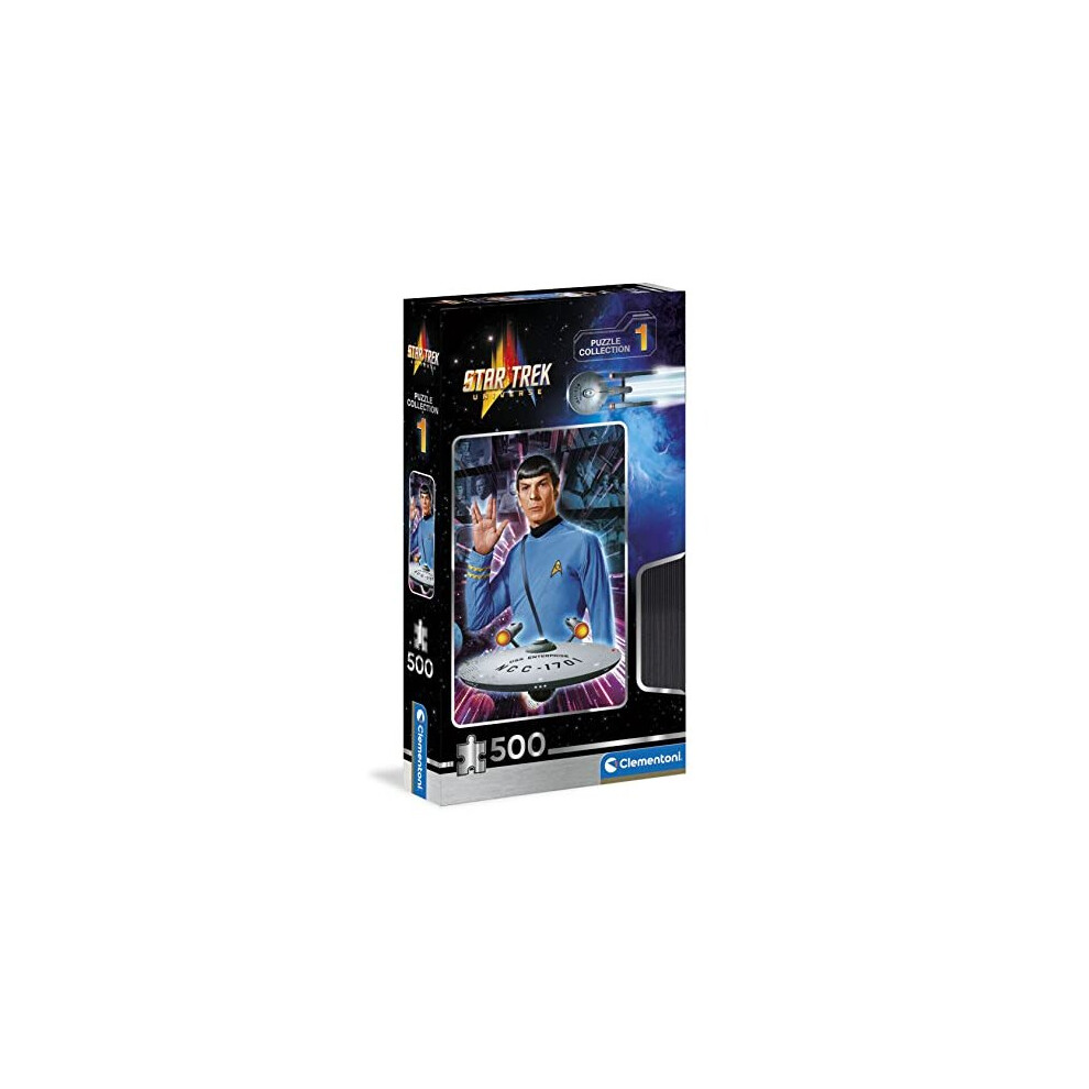 Clementoni 35140 Star Trek 500 Pieces, Jigsaw Puzzle for Adults-Made in Italy, Multi-Coloured